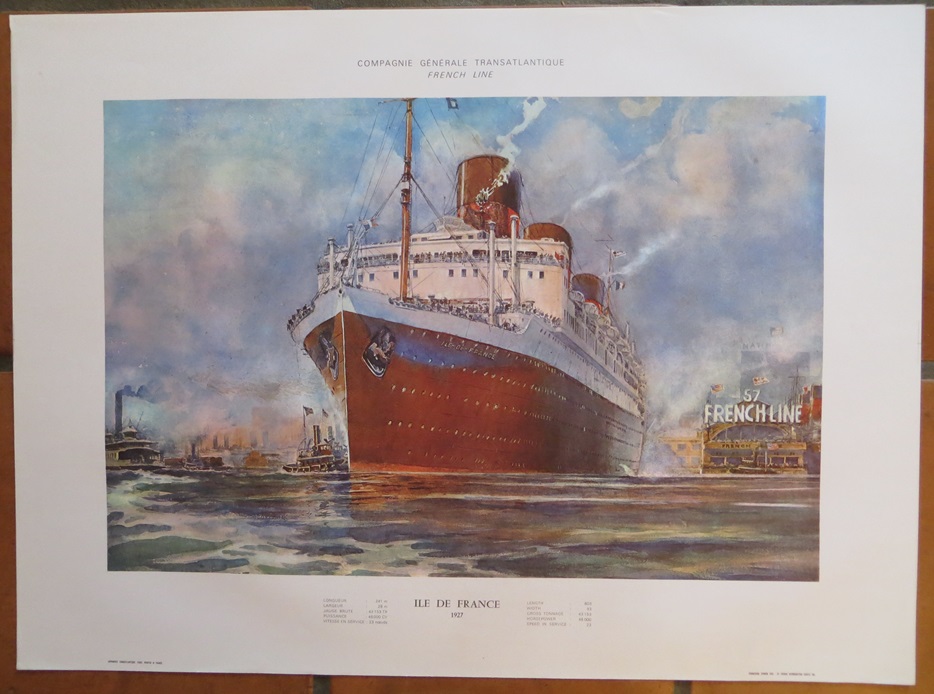 Ocean Liner Lithographs – New Steamship Consultants